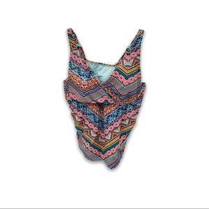 Time and Tru Plus Size 2X 20W 22W Tankini Swim Top